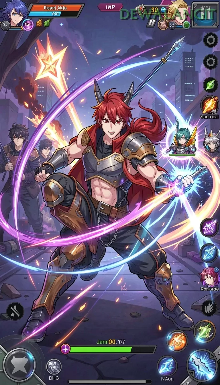 Galeri pratinjau visual dewalangit build APK resmi terbaru
